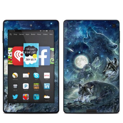 Amazon Kindle Fire HD 6in Skin - Bark At The Moon