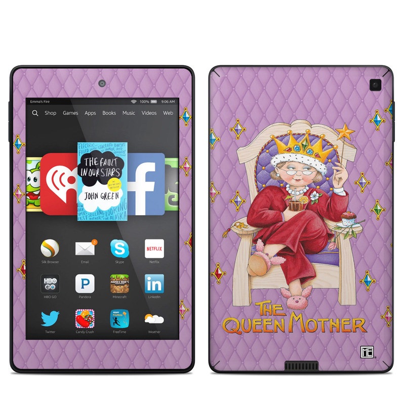 Amazon Kindle Fire HD 6in Skin - Queen Mother (Image 1)