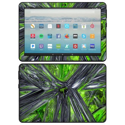 Amazon Kindle Fire HD8 Plus 10th Gen Skin - Emerald Abstract