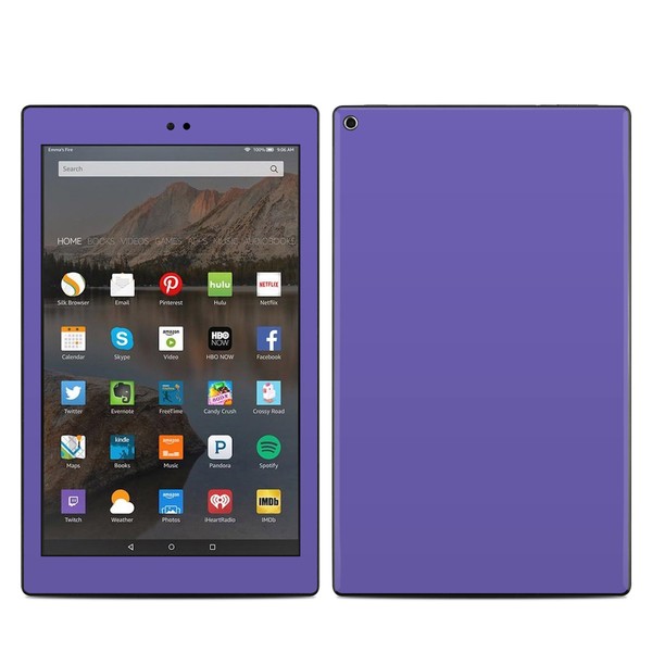 Amazon Kindle Fire HD10 2019 Skin - Solid State Purple