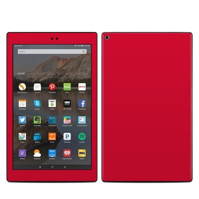 Amazon Kindle Fire HD10 2019 Skin - Solid State Red