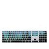 Apple Keyboard With Numeric Keypad Skin - Aurora (Image 1)