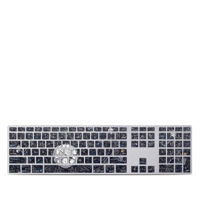 Apple Keyboard With Numeric Keypad Skin - Time Travel