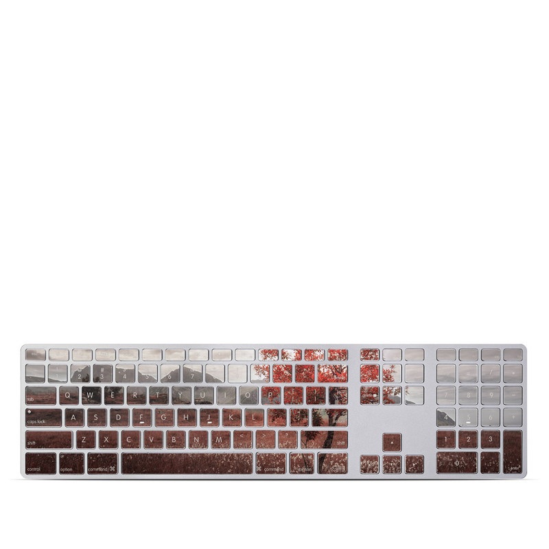 Apple Keyboard With Numeric Keypad Skin - Lofoten Tree (Image 1)