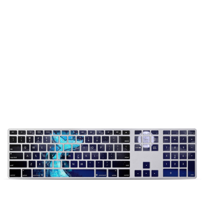 Apple Keyboard With Numeric Keypad Skin - Ocean Mystery (Image 1)
