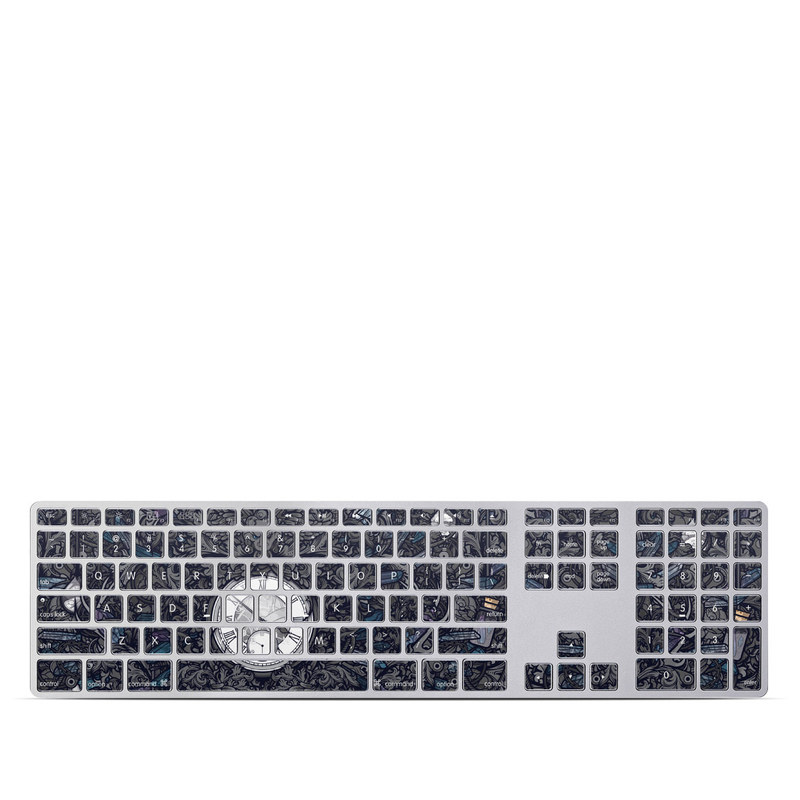 Apple Keyboard With Numeric Keypad Skin - Time Travel (Image 1)