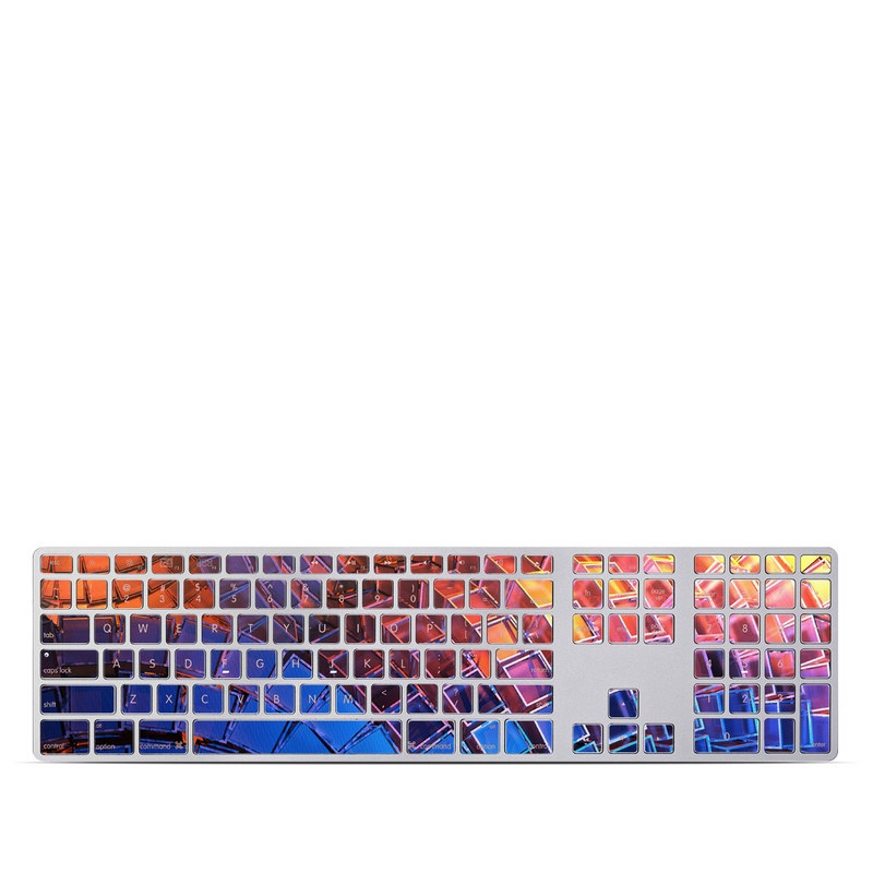 Apple Keyboard With Numeric Keypad Skin - Waveform (Image 1)
