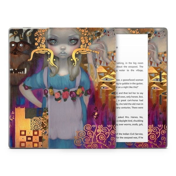 Amazon Kindle Oasis Skin - Alice in a Klimt Dream