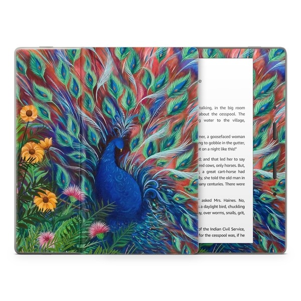 Amazon Kindle Oasis Skin - Coral Peacock