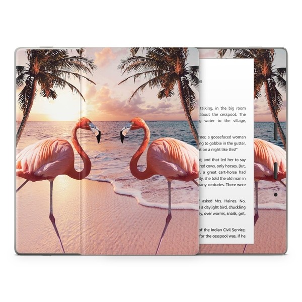 Amazon Kindle Oasis Skin - Flamingo Palm