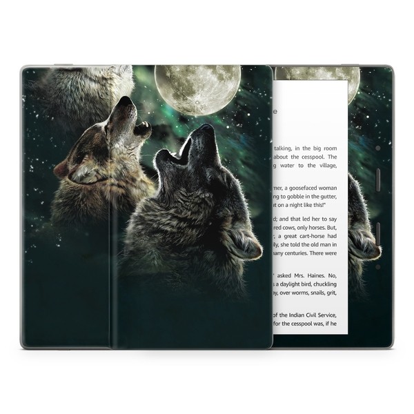 Amazon Kindle Oasis Skin - Three Wolf Moon