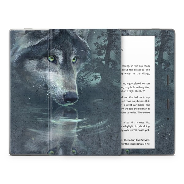 Amazon Kindle Oasis Skin - Wolf Reflection