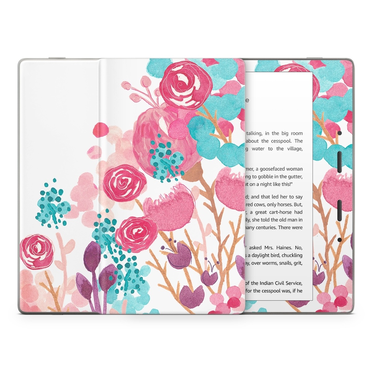 Amazon Kindle Oasis Skin - Blush Blossoms (Image 1)