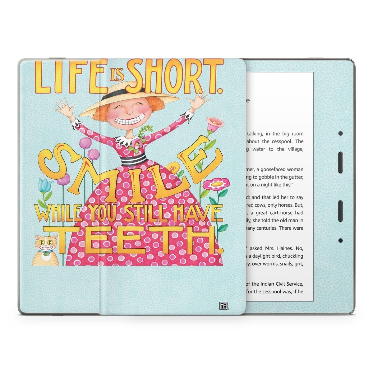 Amazon Kindle Oasis Skin - Life is Short (Image 1)