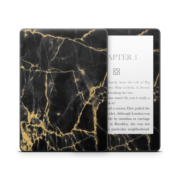 Amazon Kindle Paperwhite Skin - Black Gold Marble