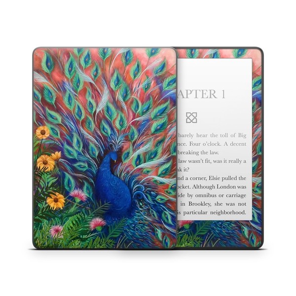 Amazon Kindle Paperwhite Skin - Coral Peacock