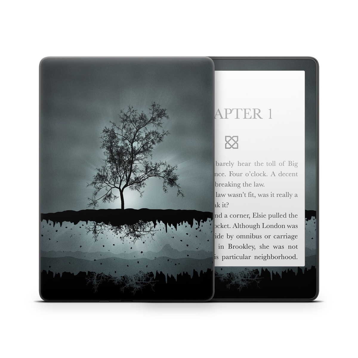 Kindle Paperwhite Skin - Flying Tree Black (Image 1)