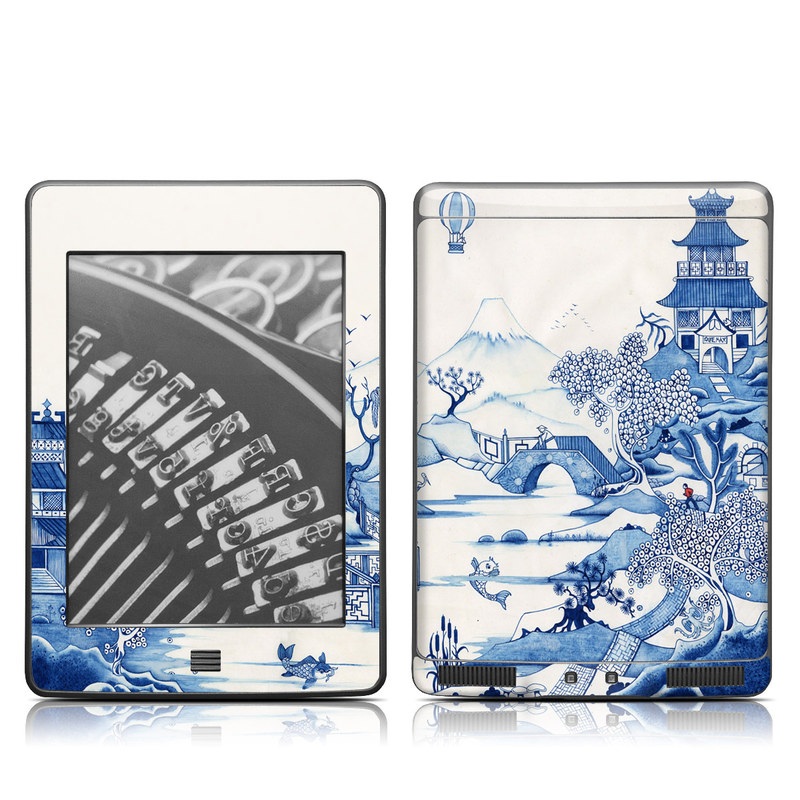 Kindle Touch Skin - Blue Willow (Image 1)