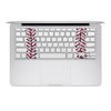 Apple MacBook Keyboard 2011-Mid 2015 Skin - Baseball