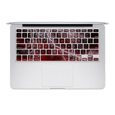 Apple MacBook Keyboard 2011-Mid 2015 Skin - Apocalypse Red
