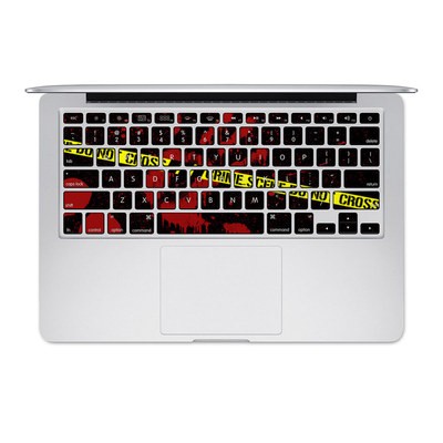 Apple MacBook Keyboard 2011-Mid 2015 Skin - Crime Scene