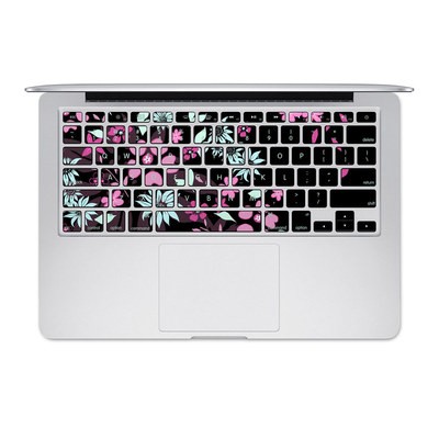 Apple MacBook Keyboard 2011-Mid 2015 Skin - Dark Flowers