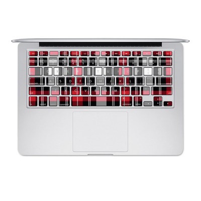 Apple MacBook Keyboard 2011-Mid 2015 Skin - Red Plaid