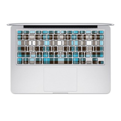Apple MacBook Keyboard 2011-Mid 2015 Skin - Turquoise Plaid