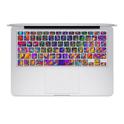 Apple MacBook Keyboard 2011-Mid 2015 Skin - Stained Glass Tree