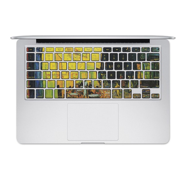 Apple MacBook Keyboard 2011-Mid 2015 Skin - Cafe Terrace At Night