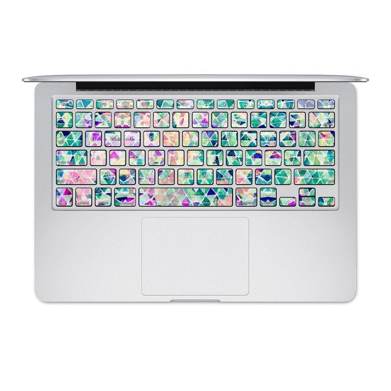 Apple MacBook Keyboard 2011-Mid 2015 Skin - Pastel Triangle (Image 1)