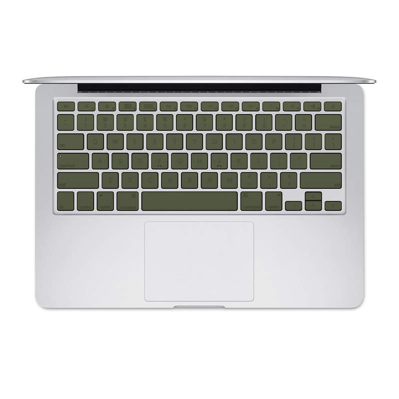 Apple MacBook Keyboard 2011-Mid 2015 Skin - Solid State Olive Drab (Image 1)