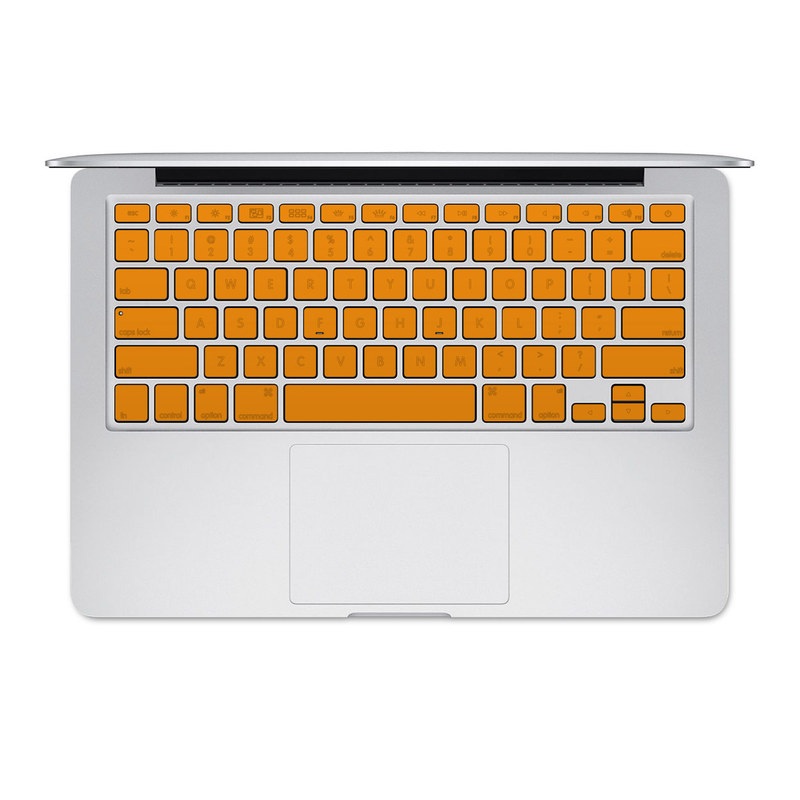 Apple MacBook Keyboard 2011-Mid 2015 Skin - Solid State Orange (Image 1)