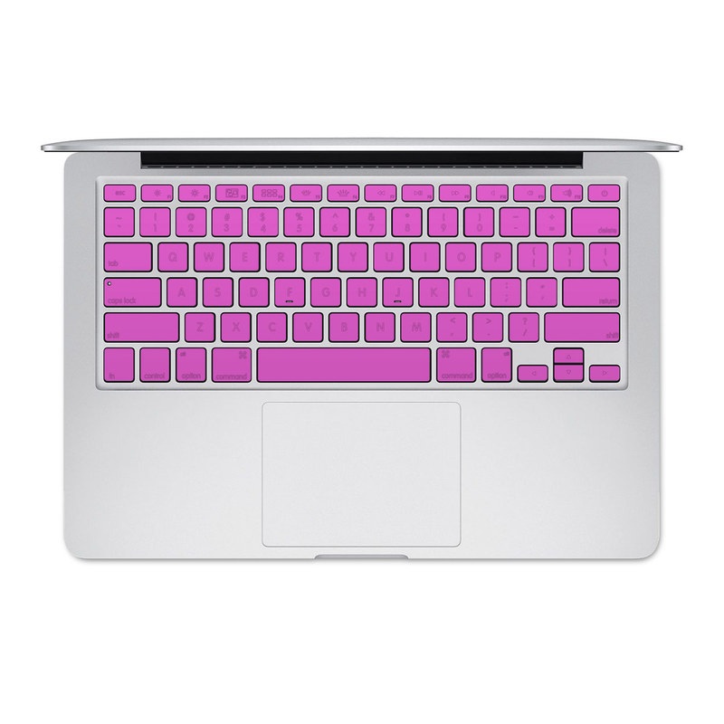 Apple MacBook Keyboard 2011-Mid 2015 Skin - Solid State Vibrant Pink (Image 1)