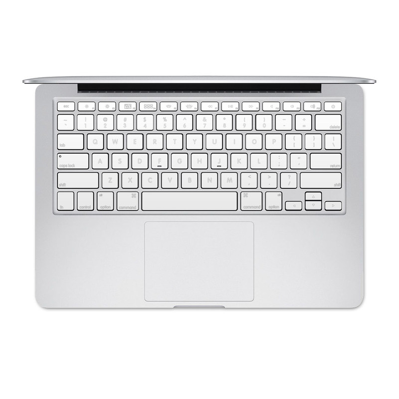 Apple MacBook Keyboard 2011-Mid 2015 Skin - Solid State White (Image 1)