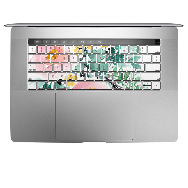 Apple MacBook Pro 13 and 15 Keyboard Skin - Blushed Flowers (Image 1)