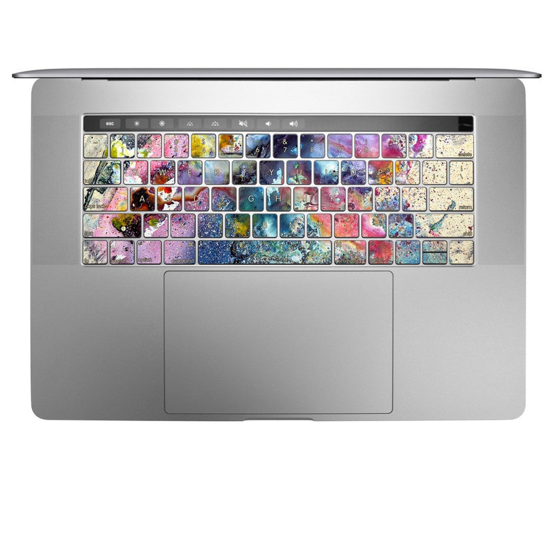 Apple MacBook Pro 13 and 15 Keyboard Skin - Cosmic Flower (Image 1)