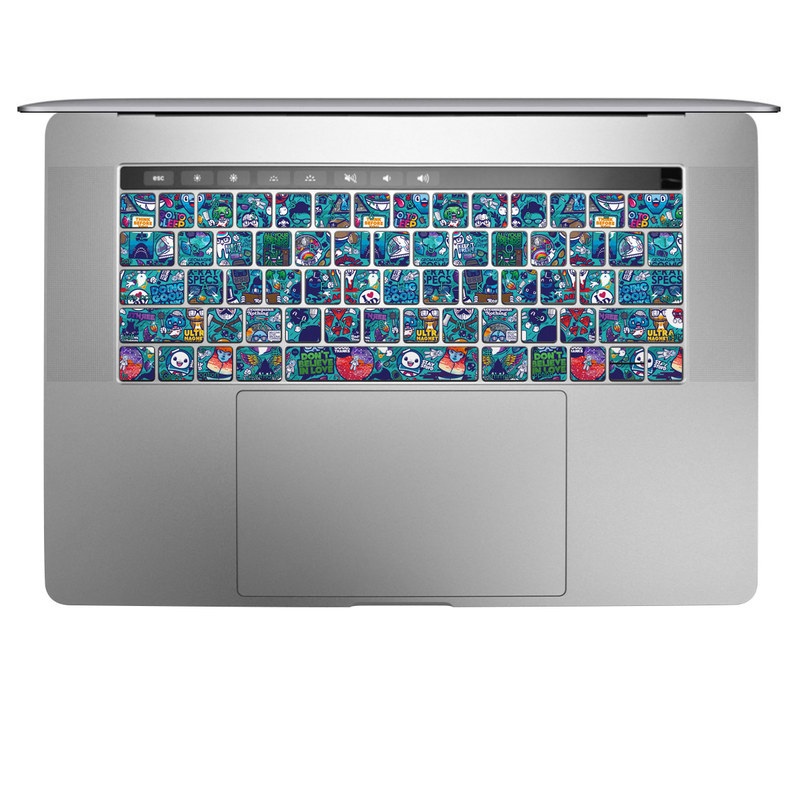 Apple MacBook Pro 13 and 15 Keyboard Skin - Cosmic Ray (Image 1)