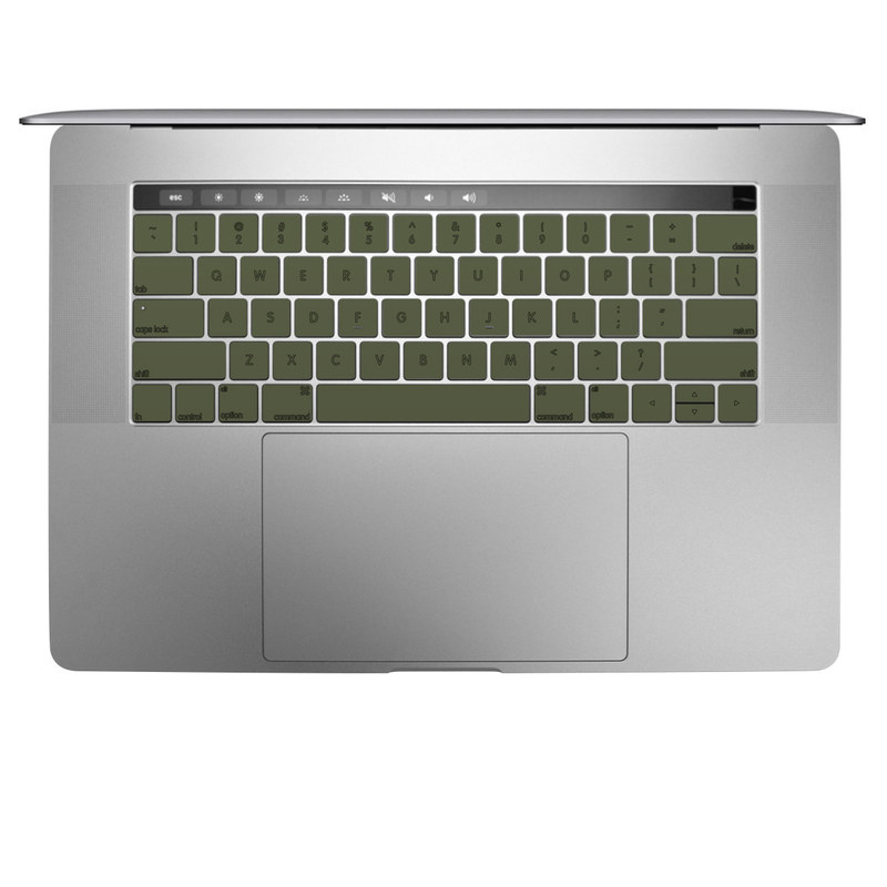 Apple MacBook Pro 13 and 15 Keyboard Skin - Solid State Olive Drab (Image 1)