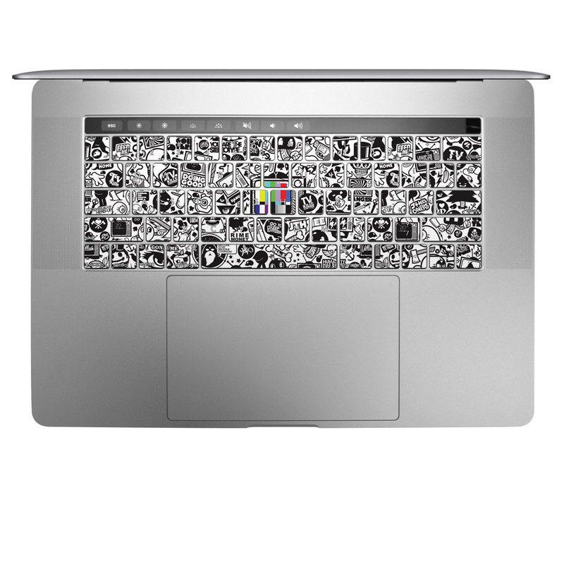 Apple MacBook Pro 13 and 15 Keyboard Skin - TV Kills Everything (Image 1)