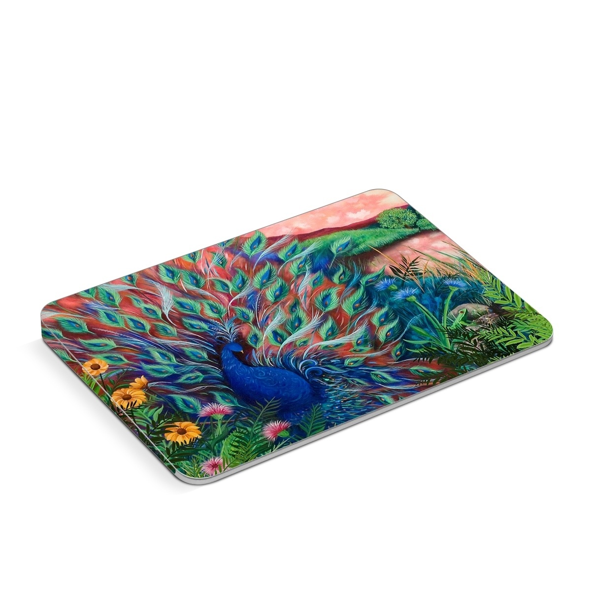 Magic Trackpad Skin - Coral Peacock (Image 1)