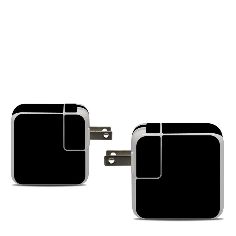 Apple 30W USB-C Power Adapter Skin - Solid State Black (Image 1)