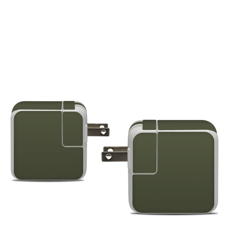 Apple 30W USB-C Power Adapter Skin - Solid State Olive Drab (Image 1)
