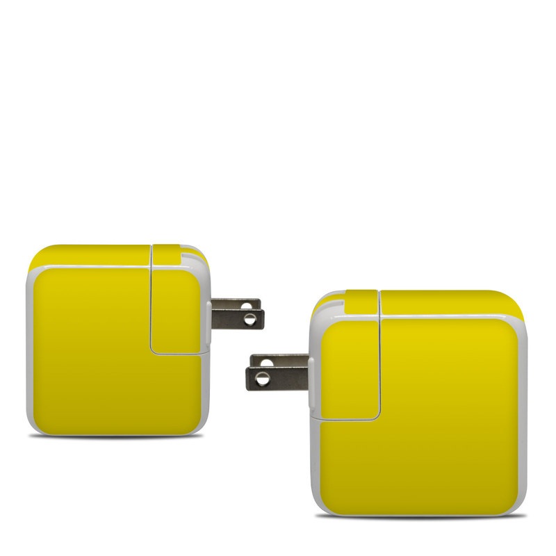 Apple 30W USB-C Power Adapter Skin - Solid State Yellow (Image 1)