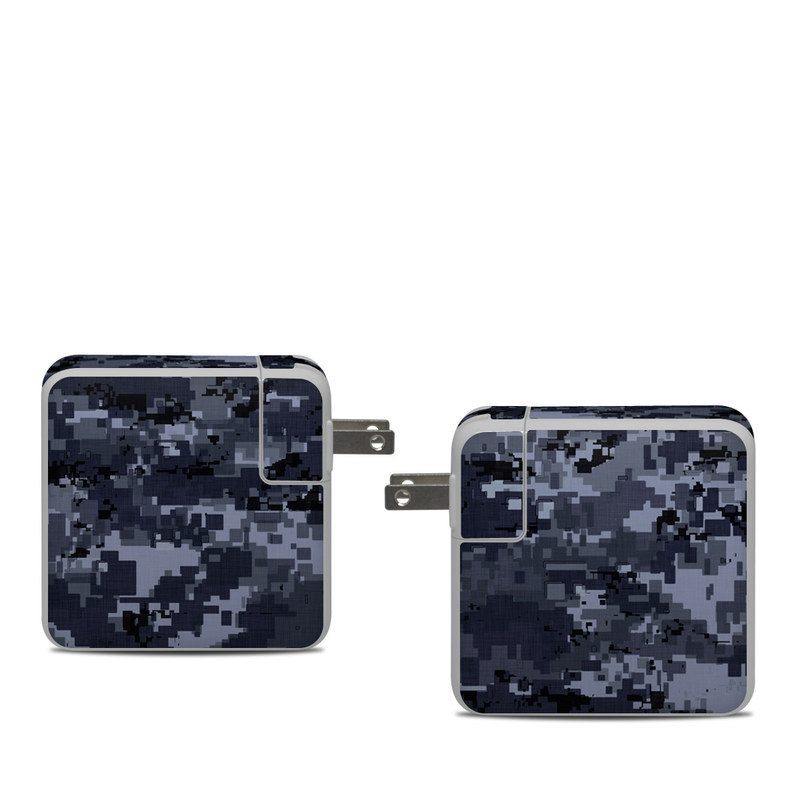 Apple 61W USB-C Power Adapter Skin - Digital Navy Camo (Image 1)