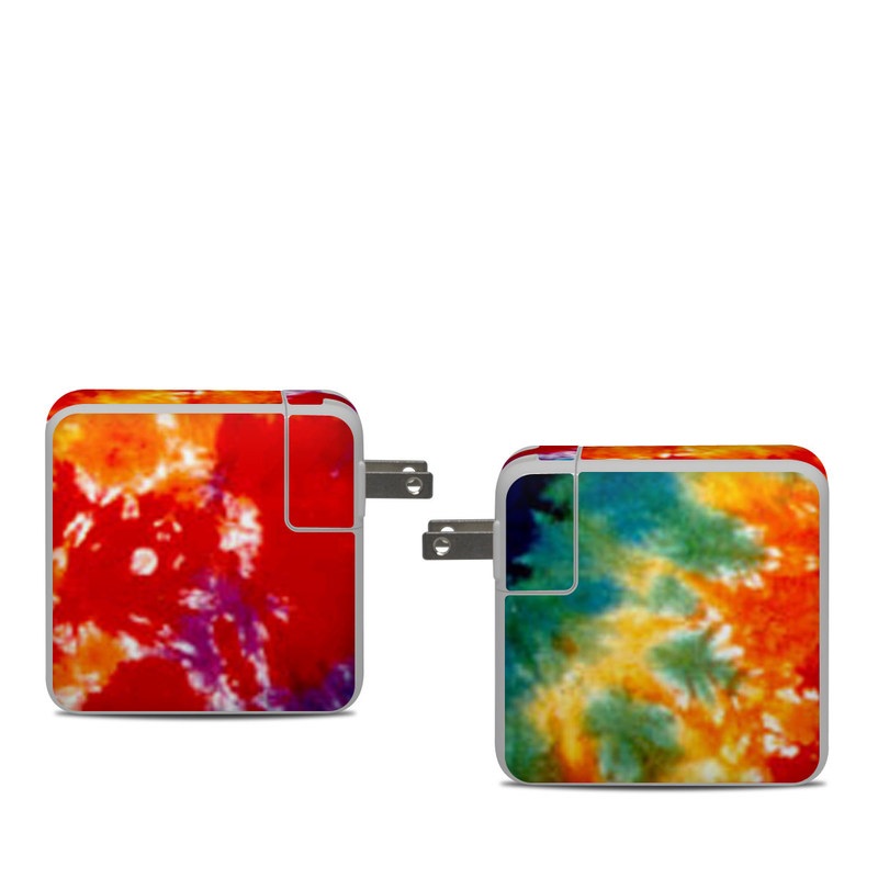 Apple 61W USB-C Power Adapter Skin - Tie Dyed (Image 1)
