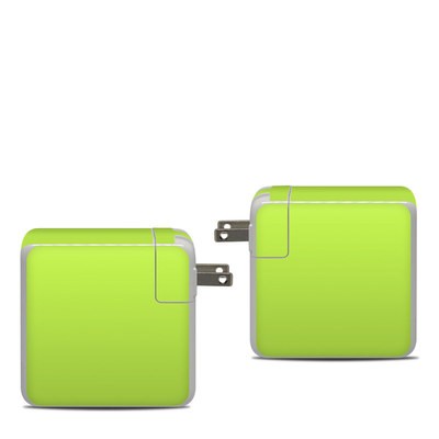 Apple 87W USB-C Power Adapter Skin - Solid State Lime