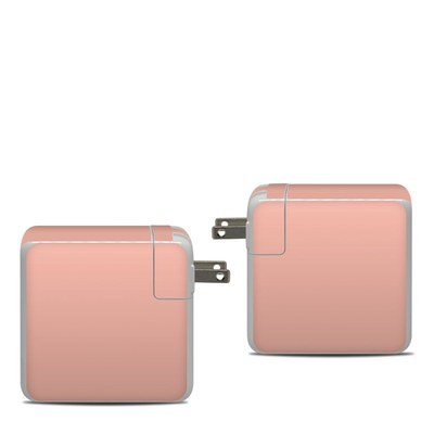 Apple 87W USB-C Power Adapter Skin - Solid State Peach