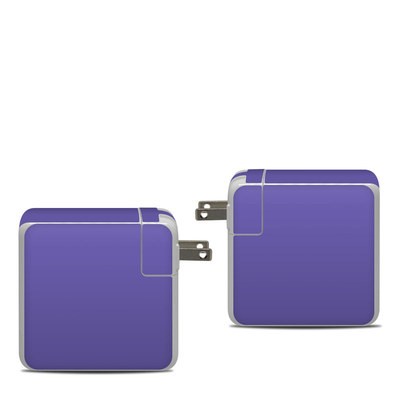 Apple 87W USB-C Power Adapter Skin - Solid State Purple