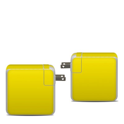 Apple 87W USB-C Power Adapter Skin - Solid State Yellow